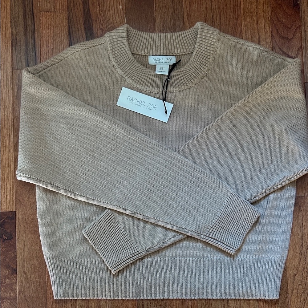 Rachel Zoe Beige Knit Pullover